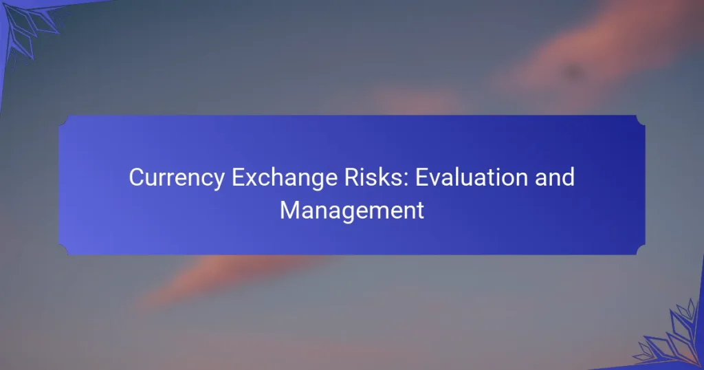 Currency Exchange Risks: Evaluation and Management